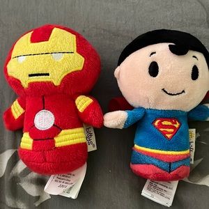 Itty Bitty Superman and Ironman